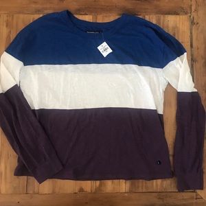L Abercrombie & Fitch color block long sleeve